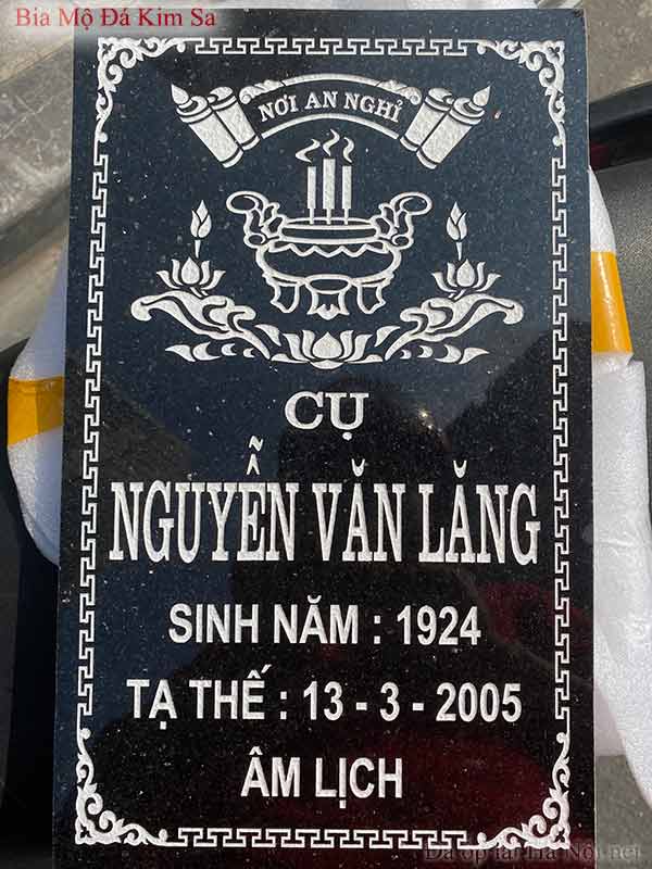 Khắc bia mộ đẹp giá rẻ tại Hà Nội Khắc Bia mộ đá kim sa