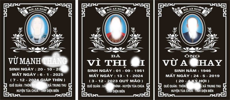 Khắc bia mộ Điện Biên