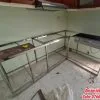 Bàn bếp khung inox mặt đá đẹp