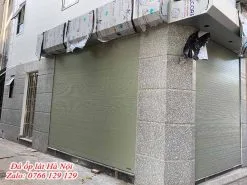 ốp tường mặt tiền đá hoa cương trắng suối lau